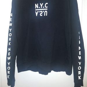N.Y.C/U.S.A. Black Longsleeve